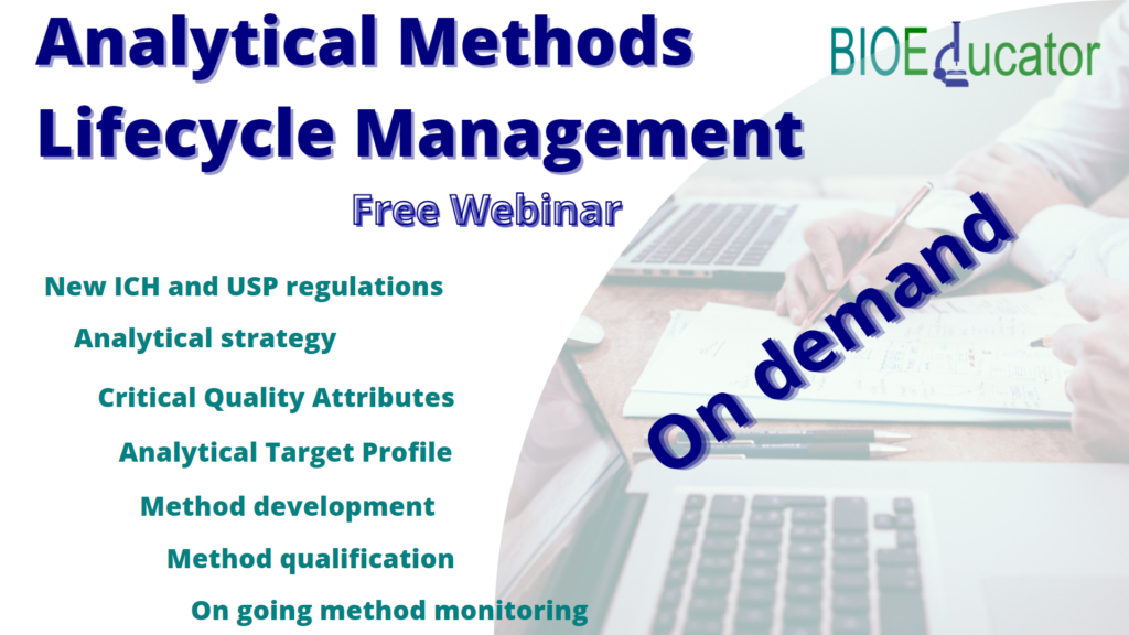 Analytical Methods Lifecycle Management on demand