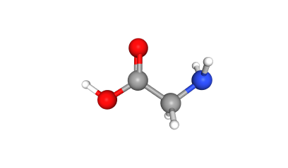 Struktura 3d glicyny